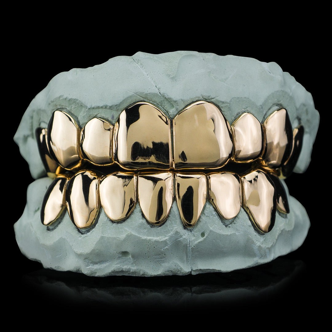SOLID GOLD DEEP CUT GRILLZ